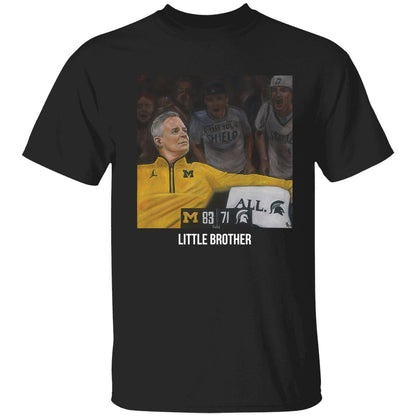 Michigan 83 Michigan State 71 Dusty May Little Brother Shirt