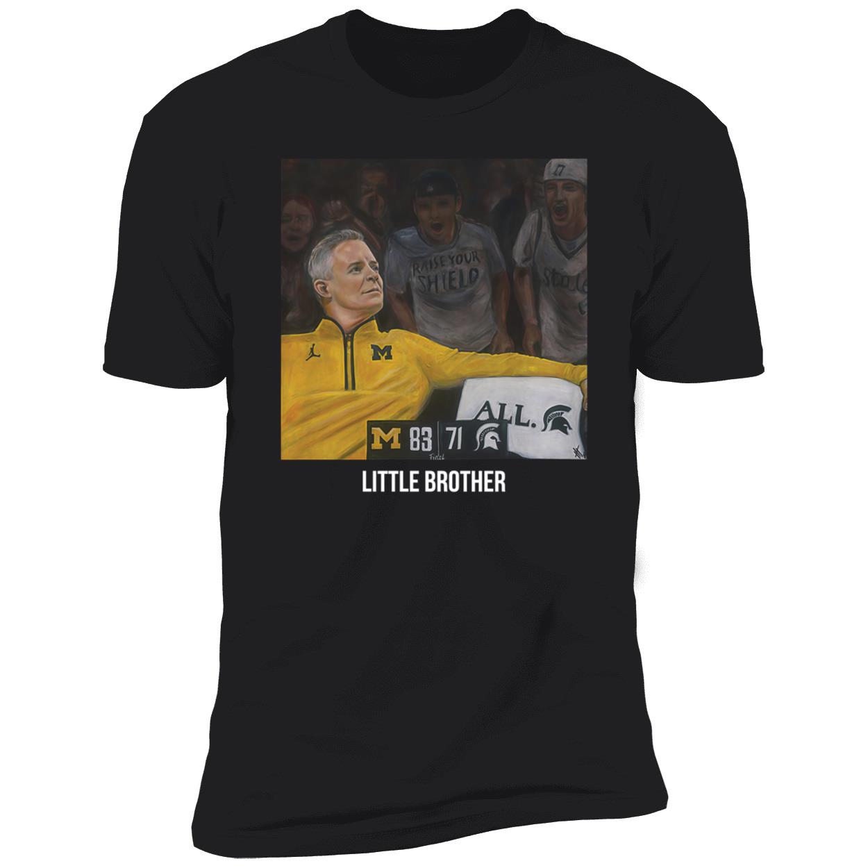 Michigan 83 Michigan State 71 Dusty May Little Brother Shirt