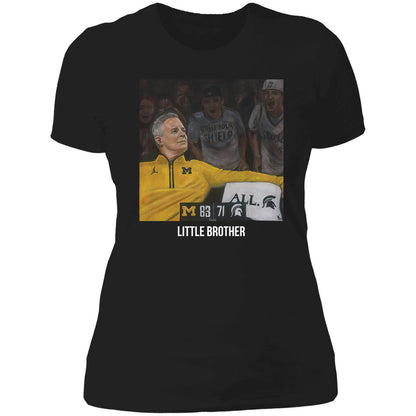 Michigan 83 Michigan State 71 Dusty May Little Brother Shirt