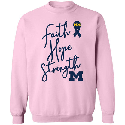 Michigan Faith Hope Strength Shirt