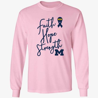 Michigan Faith Hope Strength Shirt