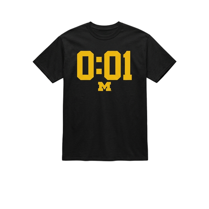 Michigan Football A Lot Can Happen In 0:01 Second Shirt