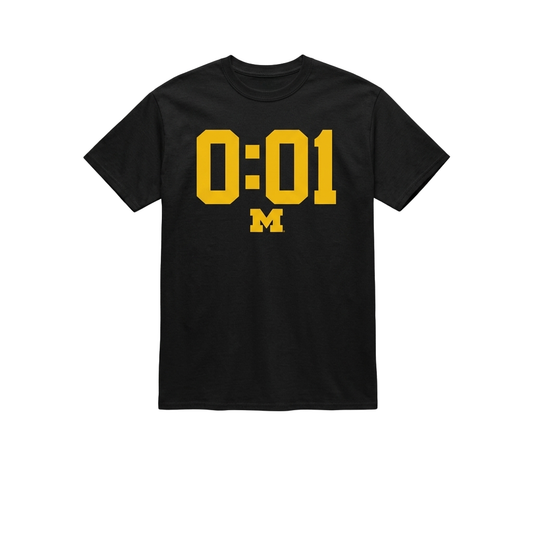 Michigan Football A Lot Can Happen In 0:01 Second Shirt