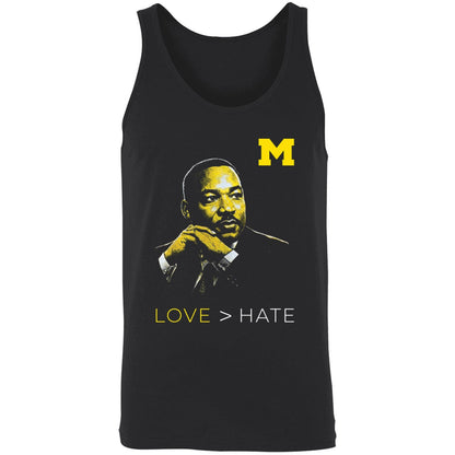 Michigan Love > Hate MLK Day Shirt
