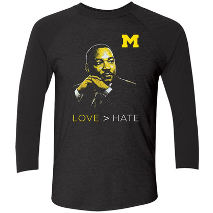 Michigan Love > Hate MLK Day Shirt
