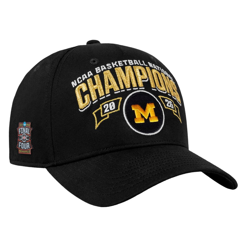 Michigan Wolverines 2026 Ncaa Basketball National Champions Final Four Hat