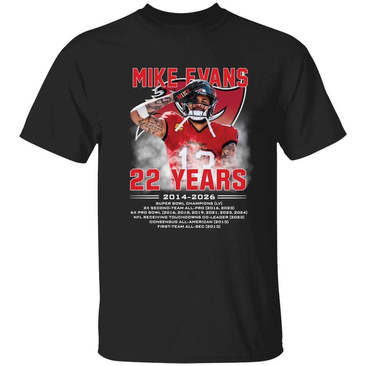 Mike Evans 22 Years 2014 2026 Shirt