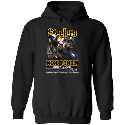 Mike Tomlin Steelers 2007 2026 Thank You For The Memories Shirt
