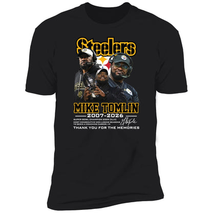 Mike Tomlin Steelers 2007 2026 Thank You For The Memories Shirt