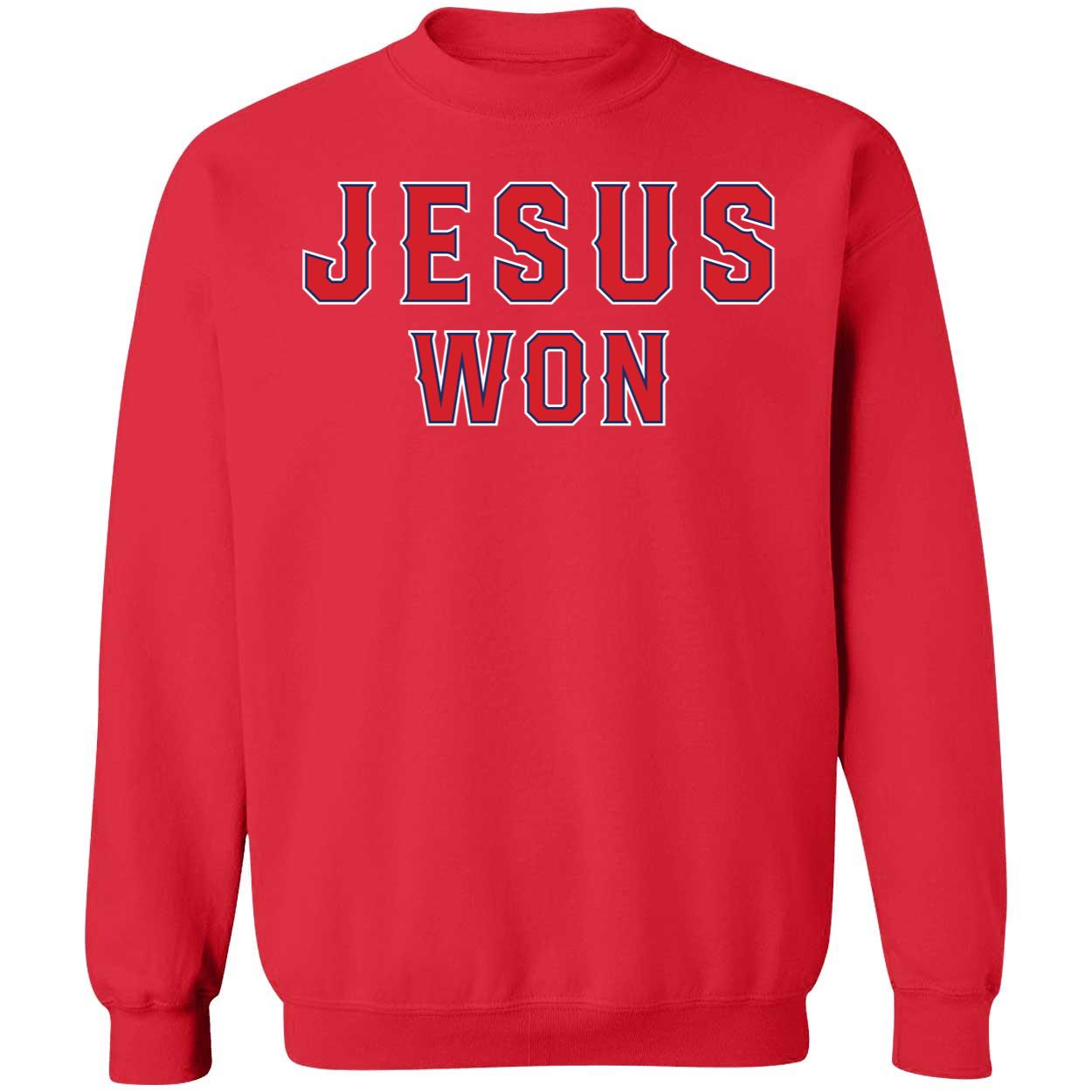 Mike Trout Jesus Won Shirt