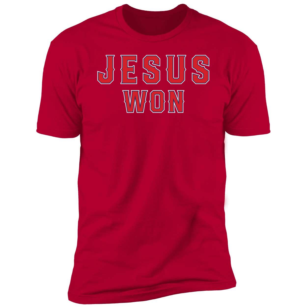 Mike Trout Jesus Won Shirt