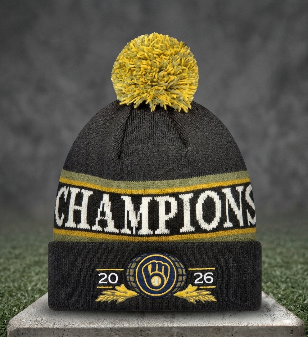 Milwaukee Brewers 2026 World Champions Beanie Hat