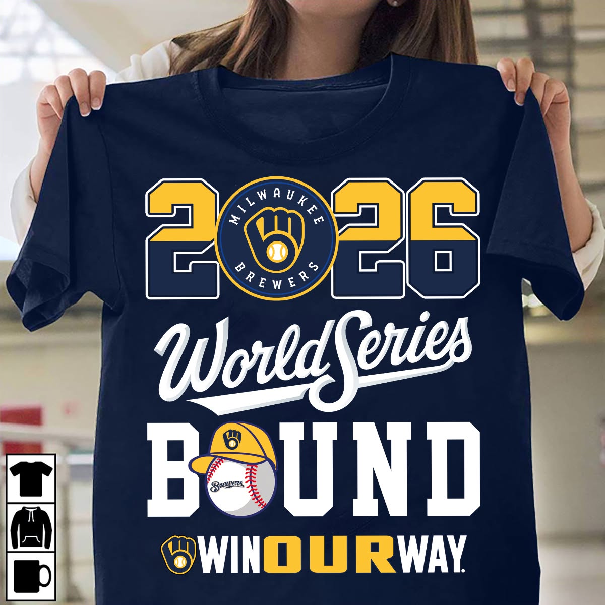 Milwaukee Brewers 2026 World Series Bound Winourway Shirt