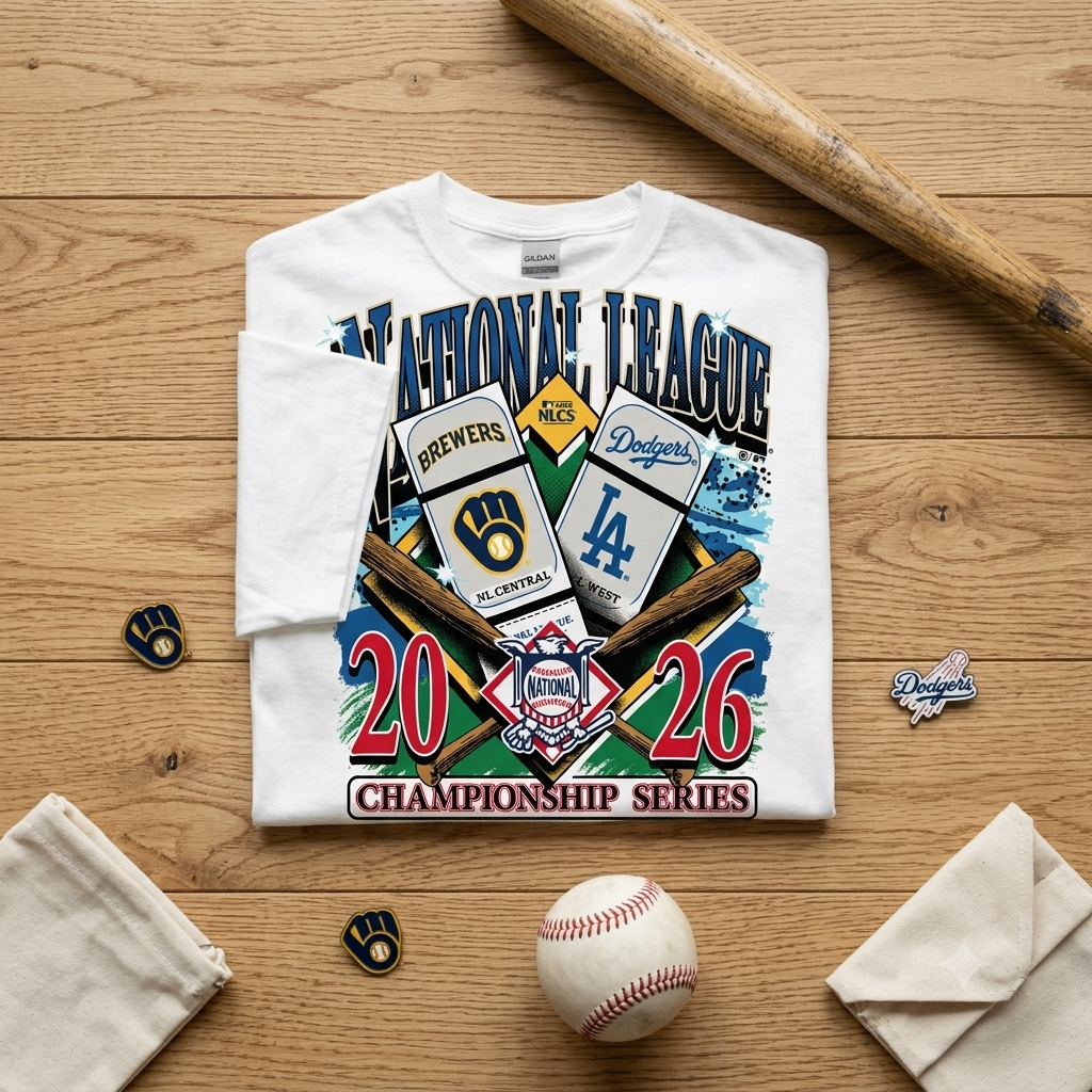 Milwaukee Brewers Vs Los Angeles Dodgers National League 2026 Championship Series Shirt
