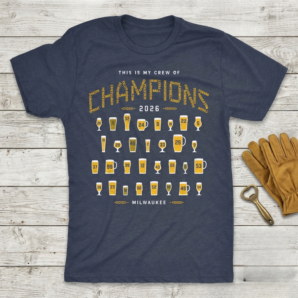 Milwaukee This Is My Crew Of Champions 2026 Shirt