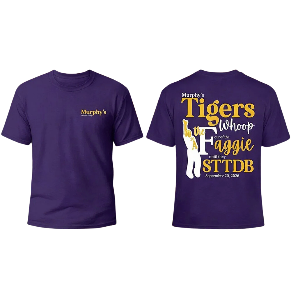 Murphy's Bar LSU Murphy's Tigers Whoop The Aggie STTDB Shirt