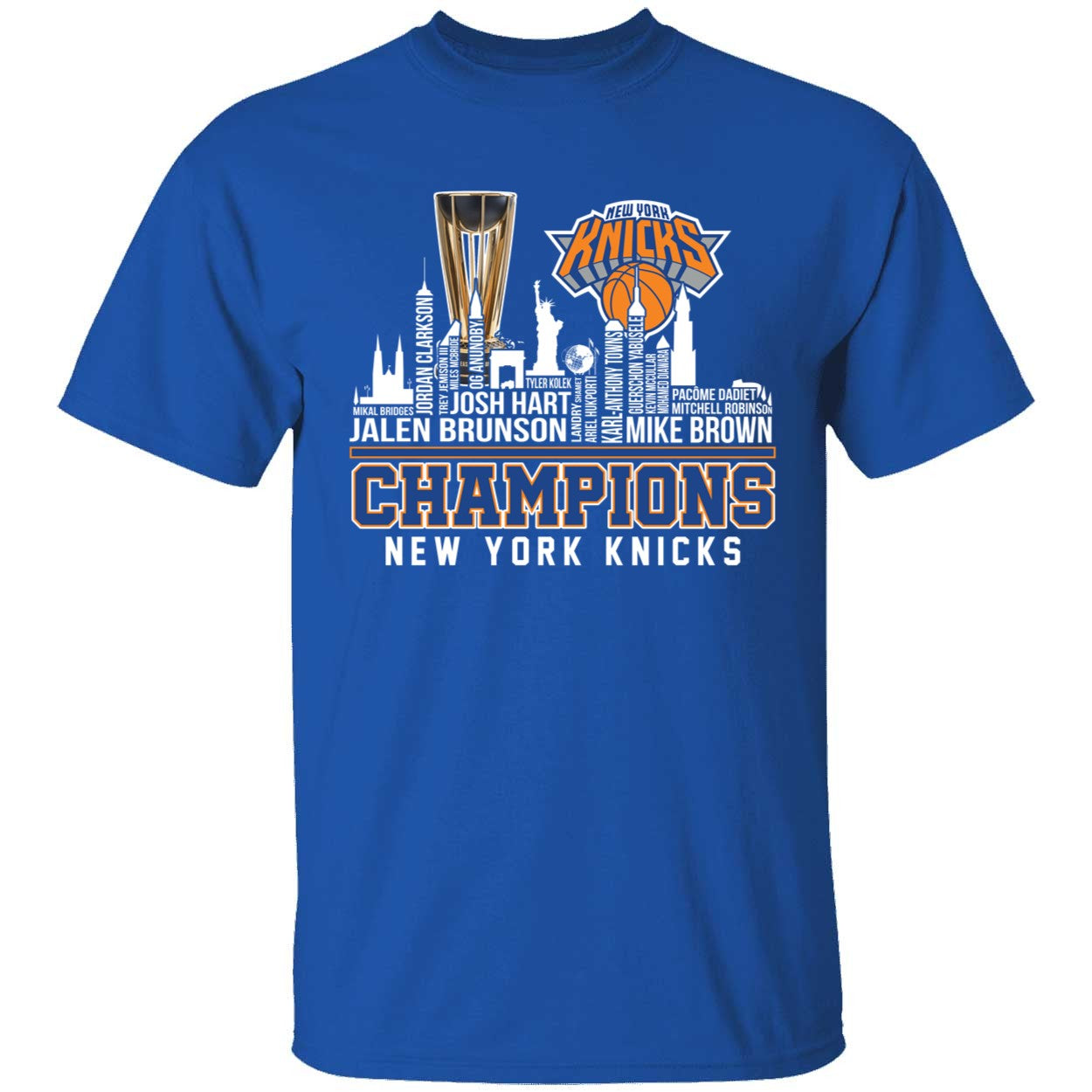 New York Knicks 2025 Champions Cup Premium SS T-Shirt
