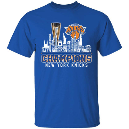 New York Knicks 2025 Champions Cup Premium SS T-Shirt