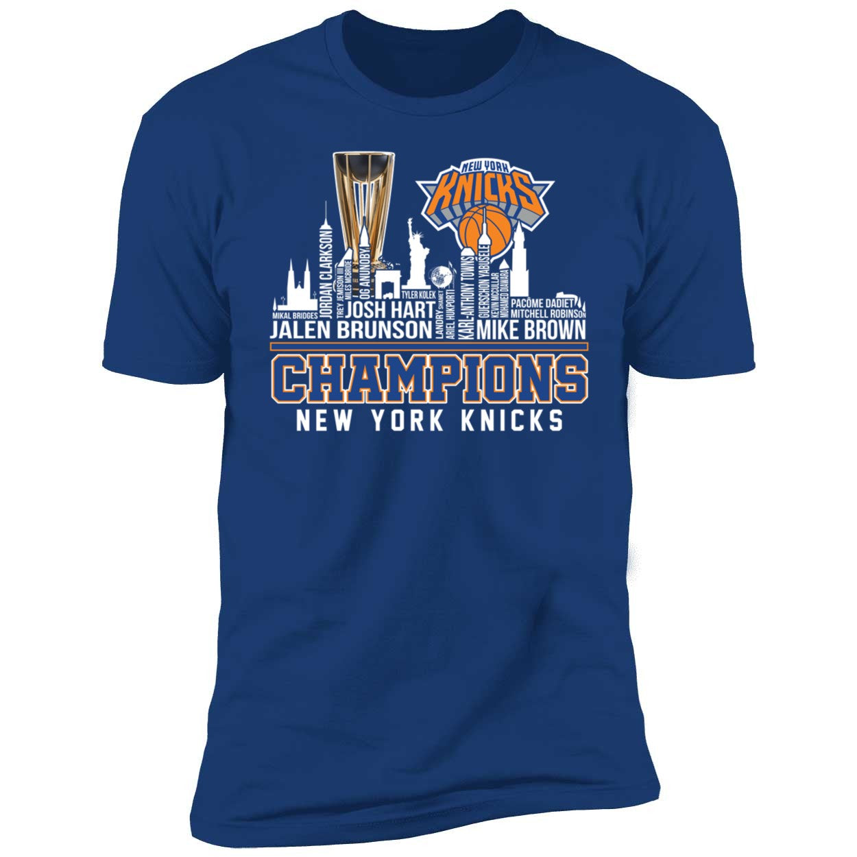 New York Knicks 2025 Champions Cup Premium SS T-Shirt