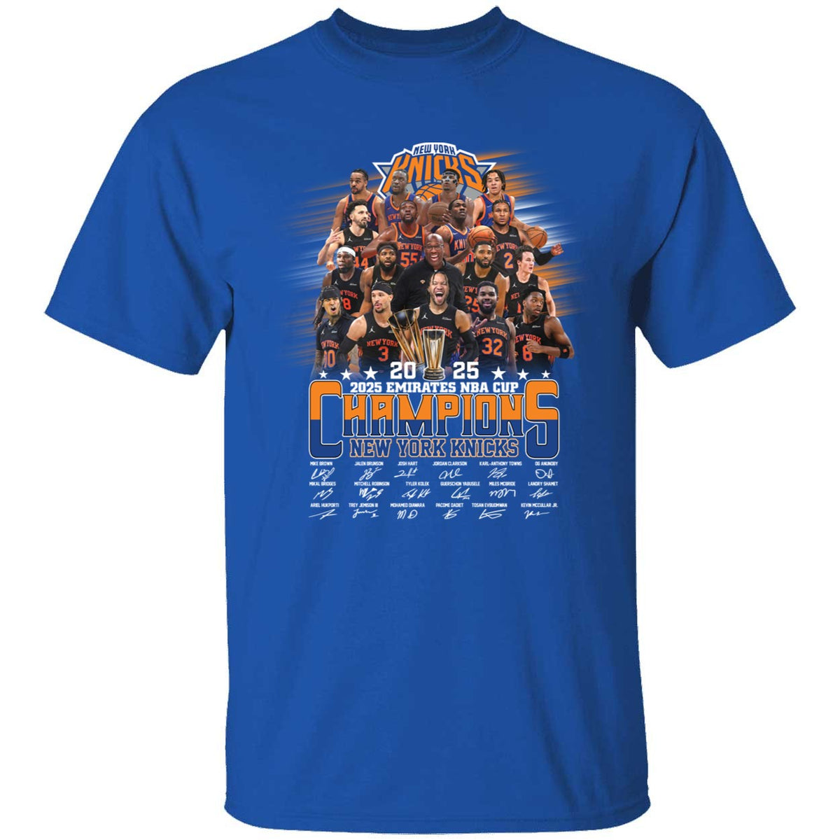 New York Knicks 2025 Champions Signature Shirt