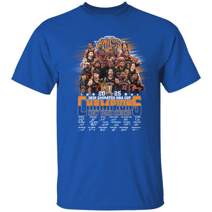 New York Knicks 2025 Champions Signature Shirt