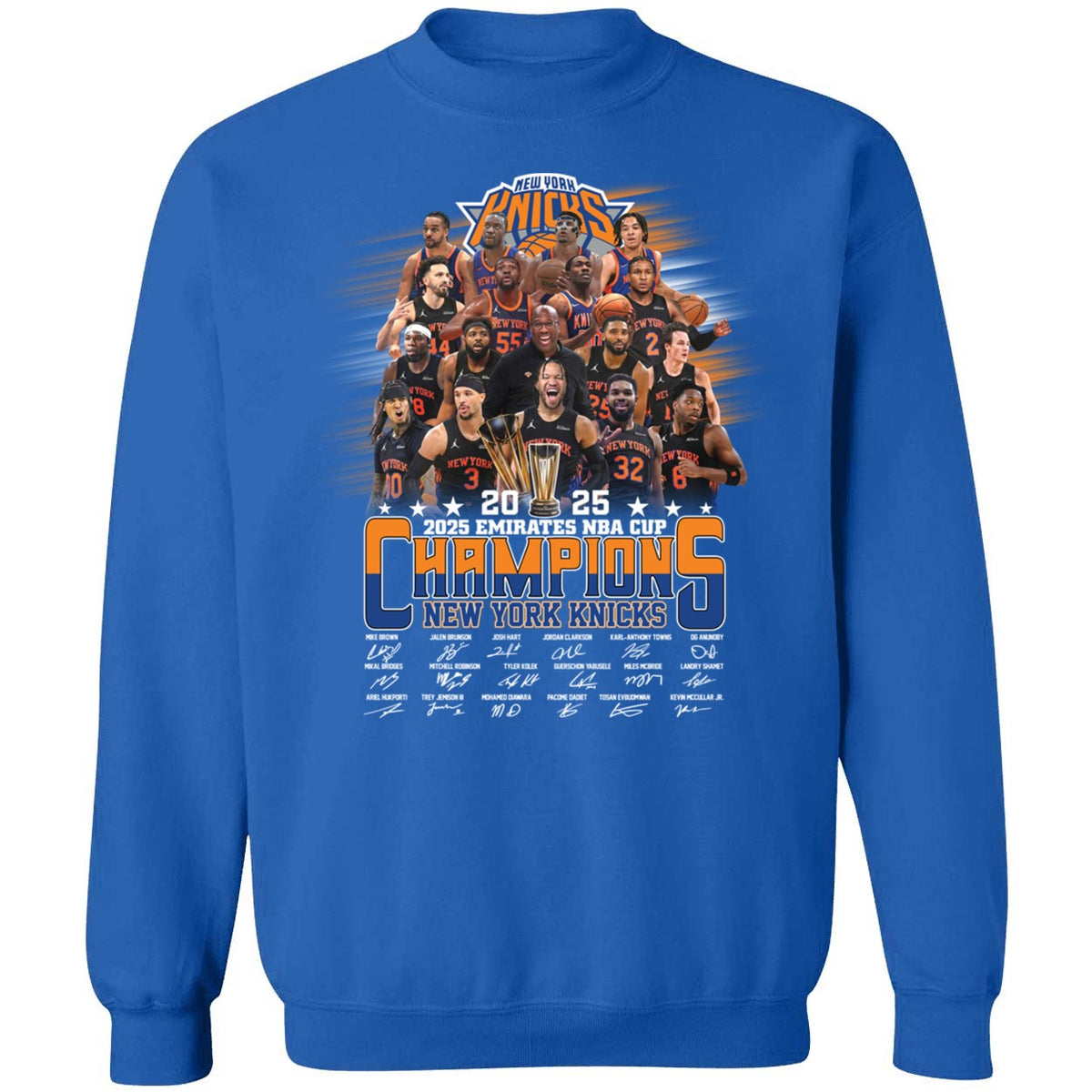 New York Knicks 2025 Champions Signature Shirt