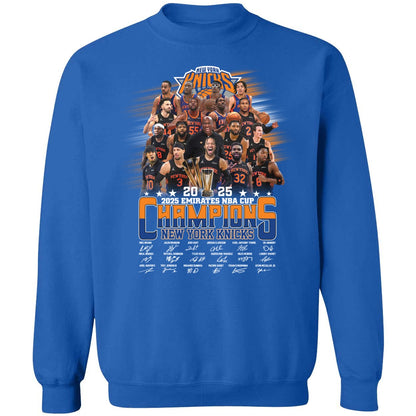New York Knicks 2025 Champions Signature Shirt