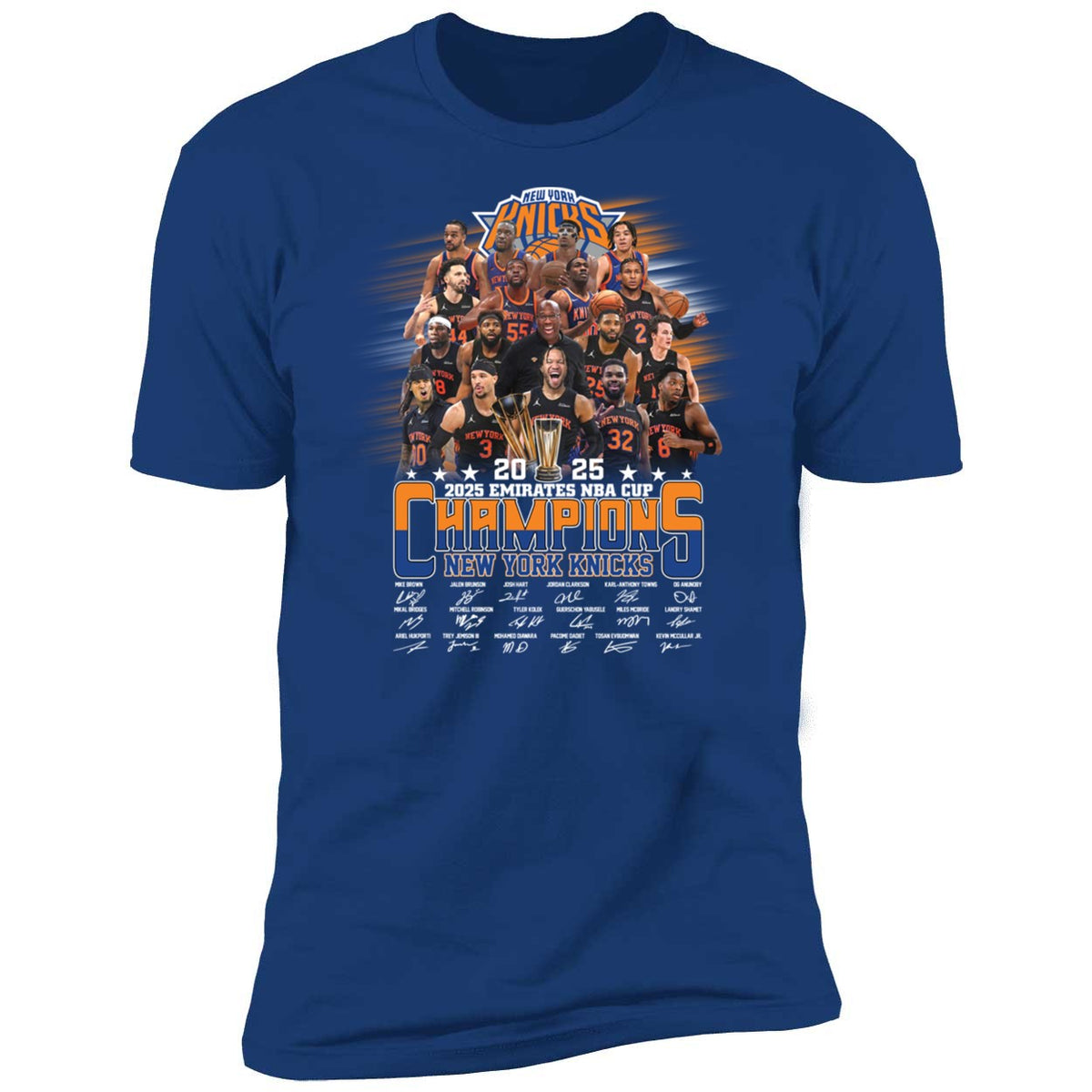 New York Knicks 2025 Champions Signature Shirt