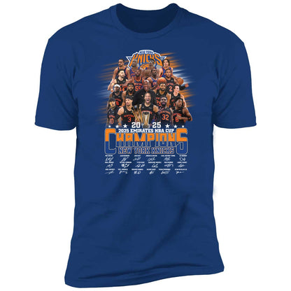 New York Knicks 2025 Champions Signature Shirt