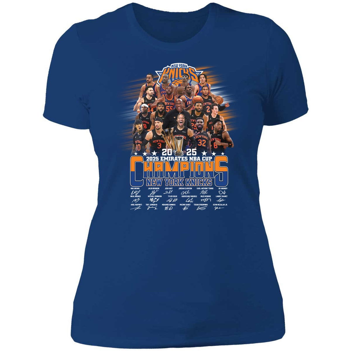 New York Knicks 2025 Champions Signature Shirt