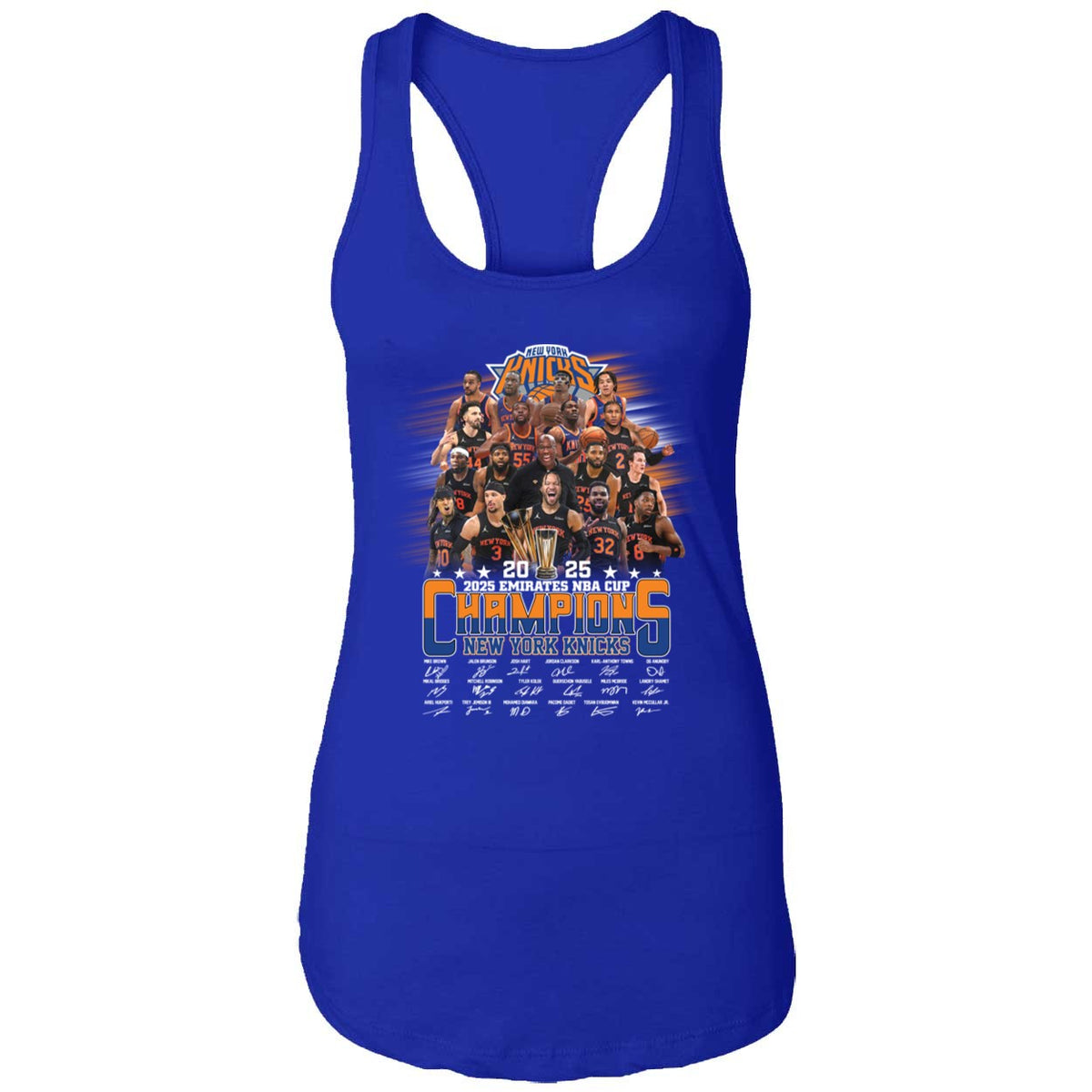 New York Knicks 2025 Champions Signature Shirt