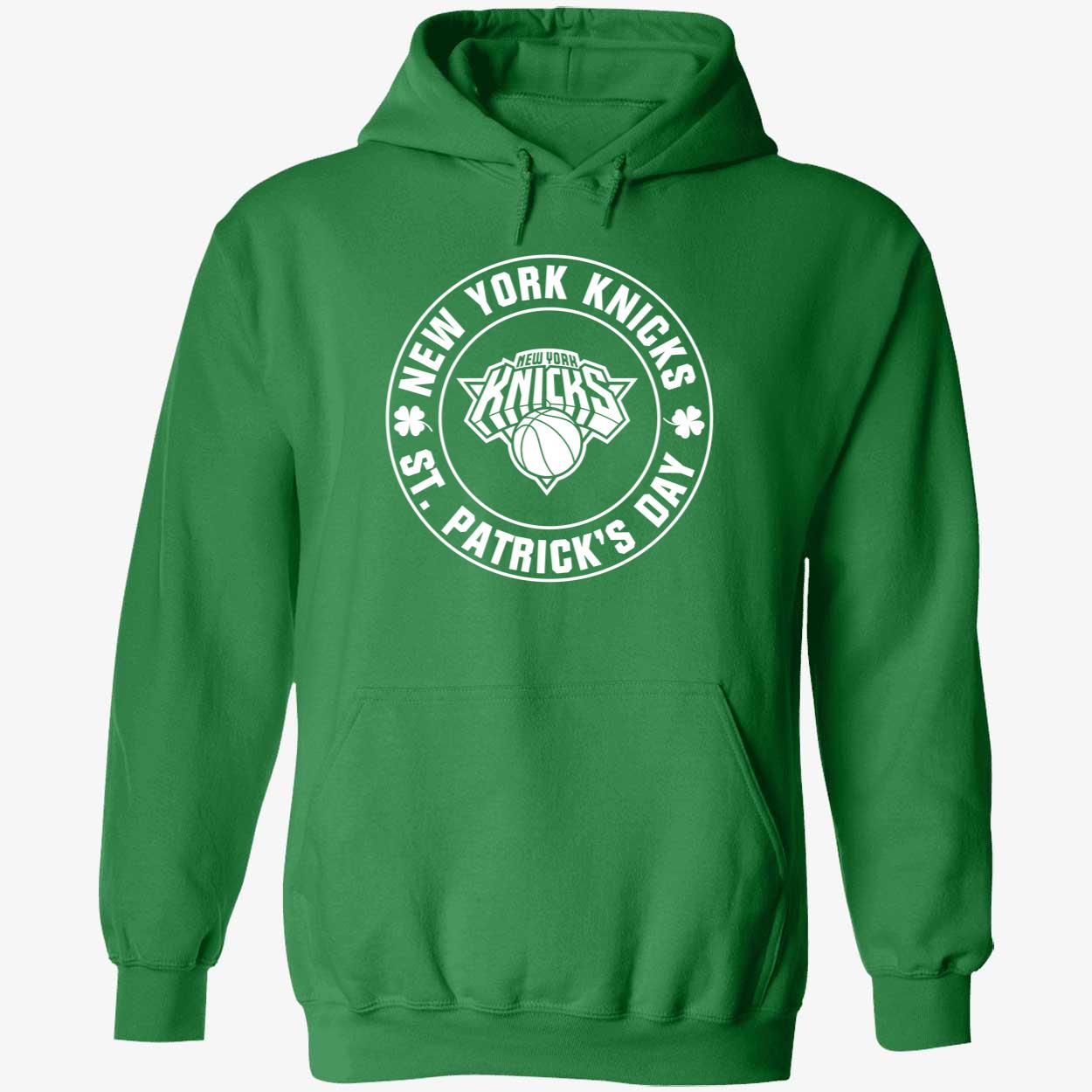 New York Knicks St Patrick's Day Shamrock Green Shirt