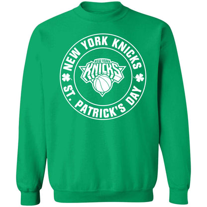 New York Knicks St Patrick's Day Shamrock Green Shirt