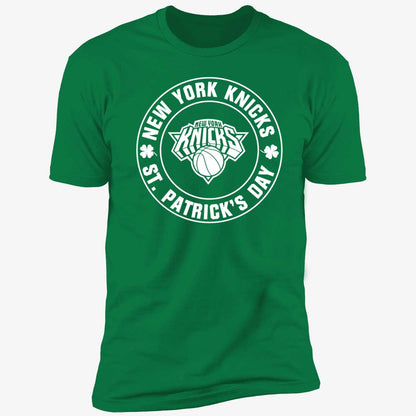 New York Knicks St Patrick's Day Shamrock Green Shirt