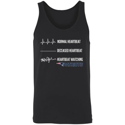 Normal Heartbeat Deceased Heartbeat Heartbeat Watching Patriots Shirt