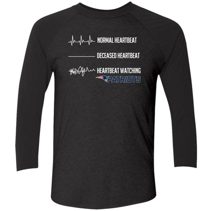 Normal Heartbeat Deceased Heartbeat Heartbeat Watching Patriots Shirt