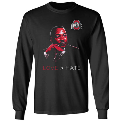 Ohio State Love > Hate MLK Day Shirt