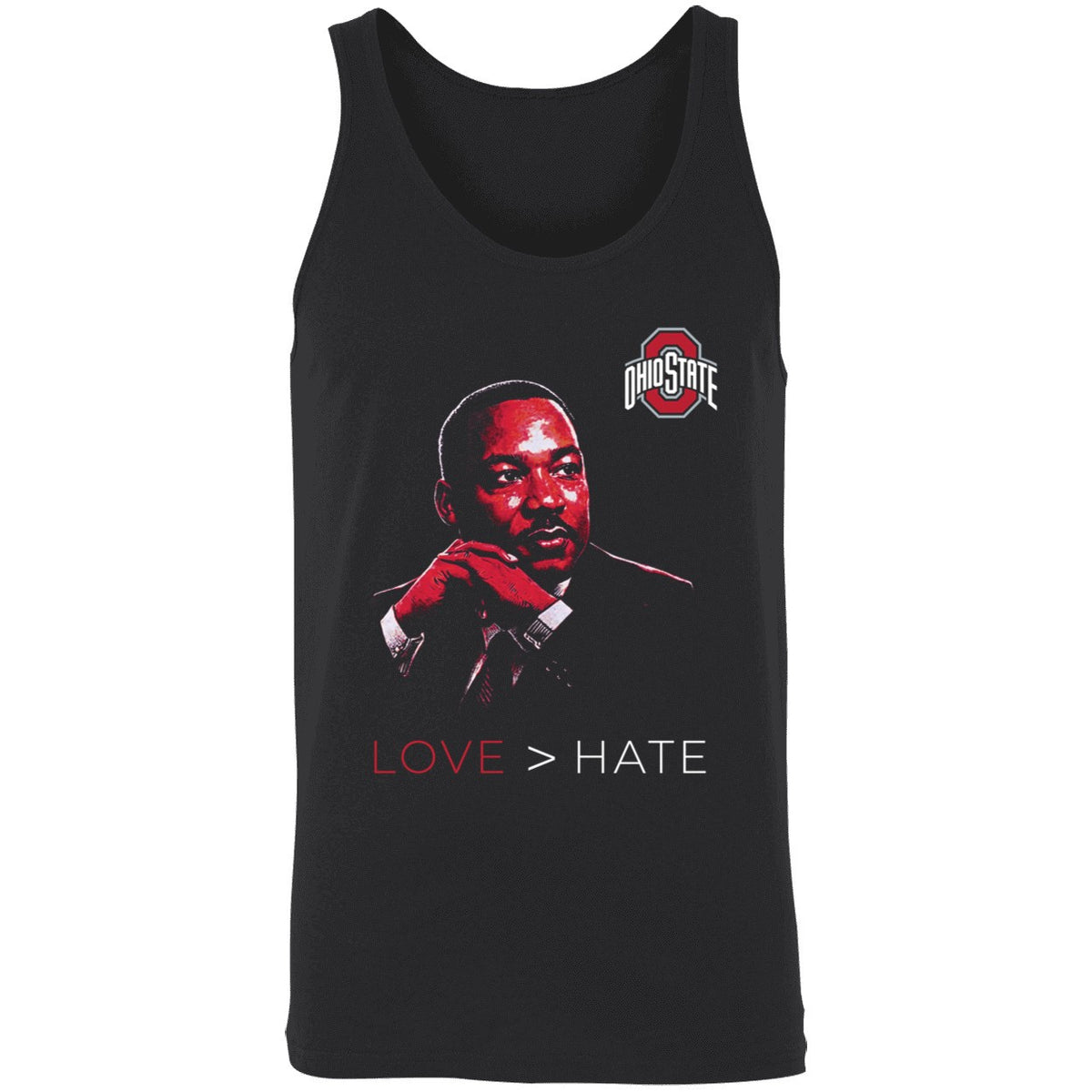 Ohio State Love > Hate MLK Day Shirt