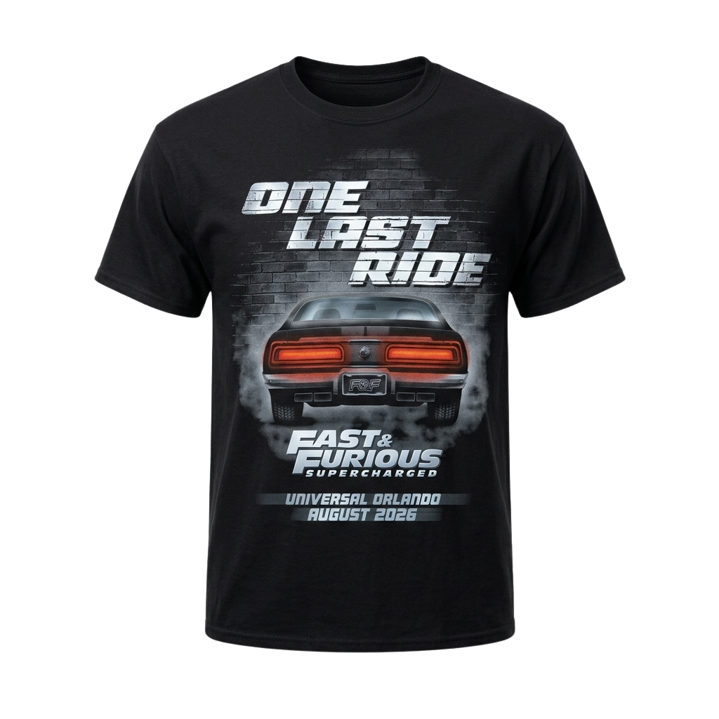 One Last Ride Fast And Furious Supercharged Shirt