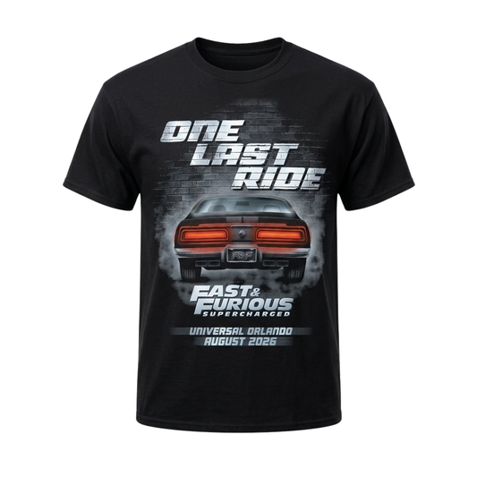 One Last Ride Fast And Furious Supercharged Shirt