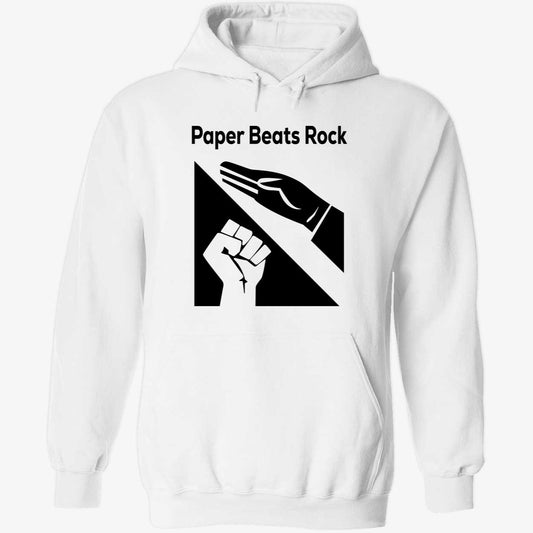 Paper Beats Rock Hoodie