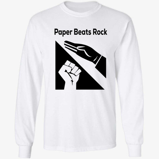 Paper Beats Rock Long Sleeve Shirt