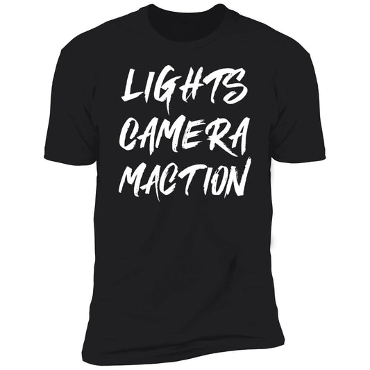 Pat Mcafee Lights Camera Maction Premium SS T-Shirt
