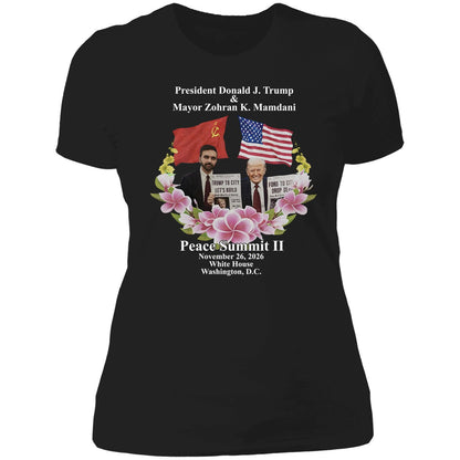 Peace Summit Ii Donald J Trump And Zohran K Mamdani Shirt