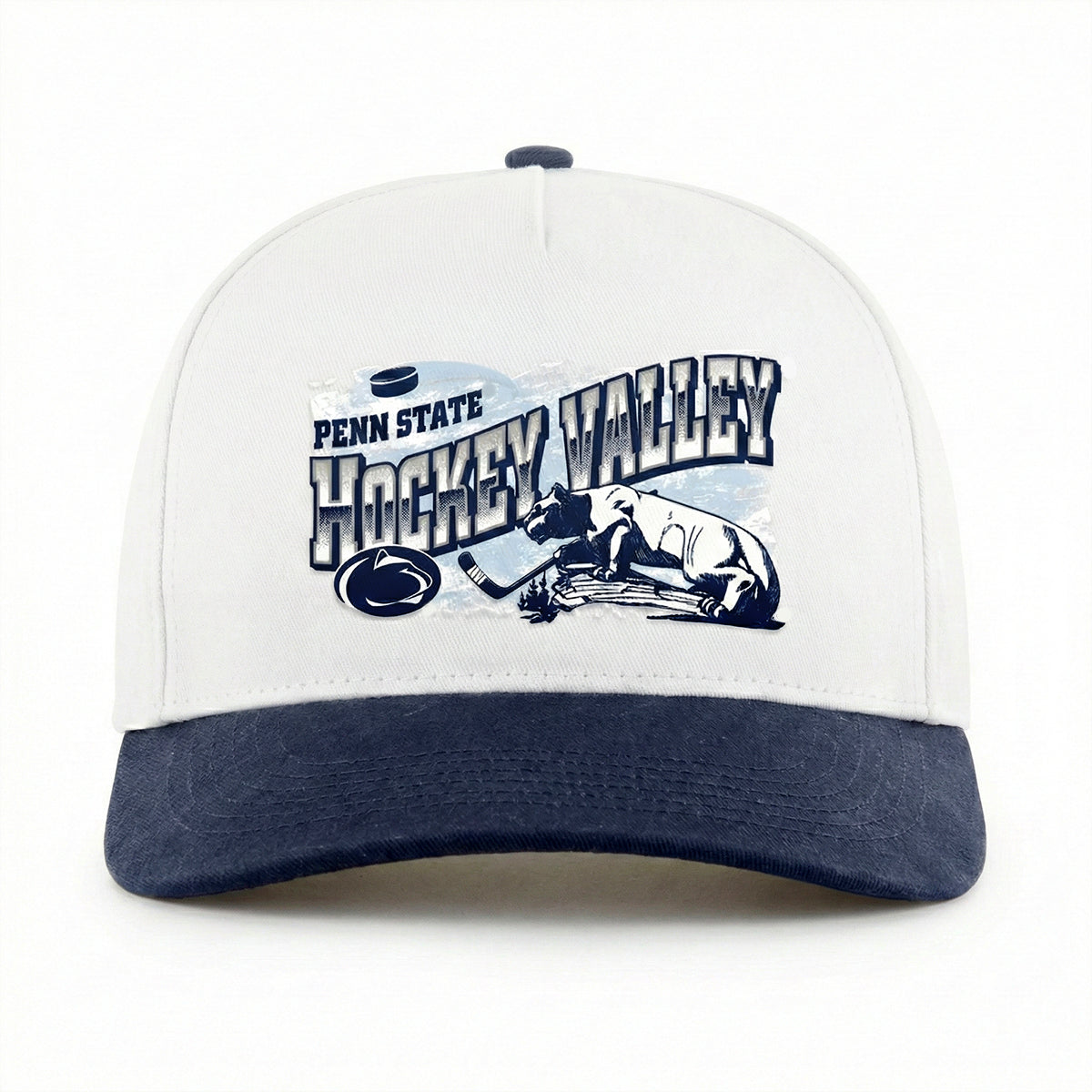Penn State Hockey x Spittin Chiclets Hockey Valley '47 HITCH Snapback Hat