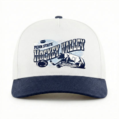 Penn State Hockey x Spittin Chiclets Hockey Valley '47 HITCH Snapback Hat