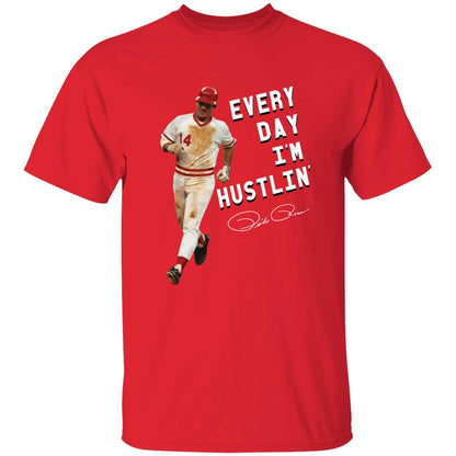 Pete Rose Every Day I'm Hustlin' Shirt