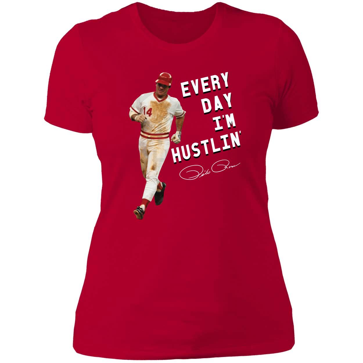 Pete Rose Every Day I'm Hustlin' Shirt