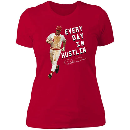 Pete Rose Every Day I'm Hustlin' Shirt