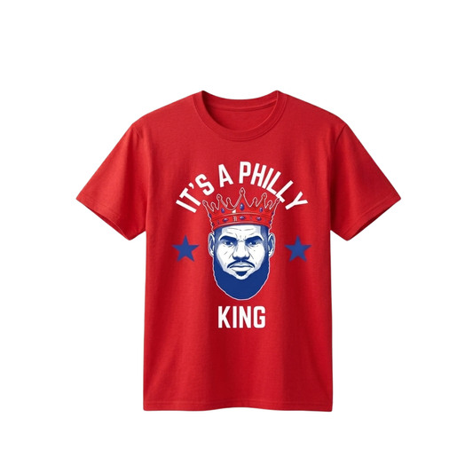 Philadelphia 76ers Lebron James It's A Philly King Shirt